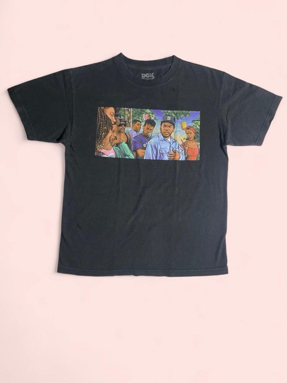 DGK Friday Movie Bye Felicia Graphic Tee Black Medium Skate Streetwear Crewneck